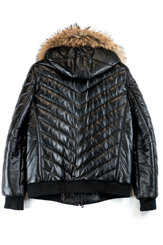 Azlan Leather Coat