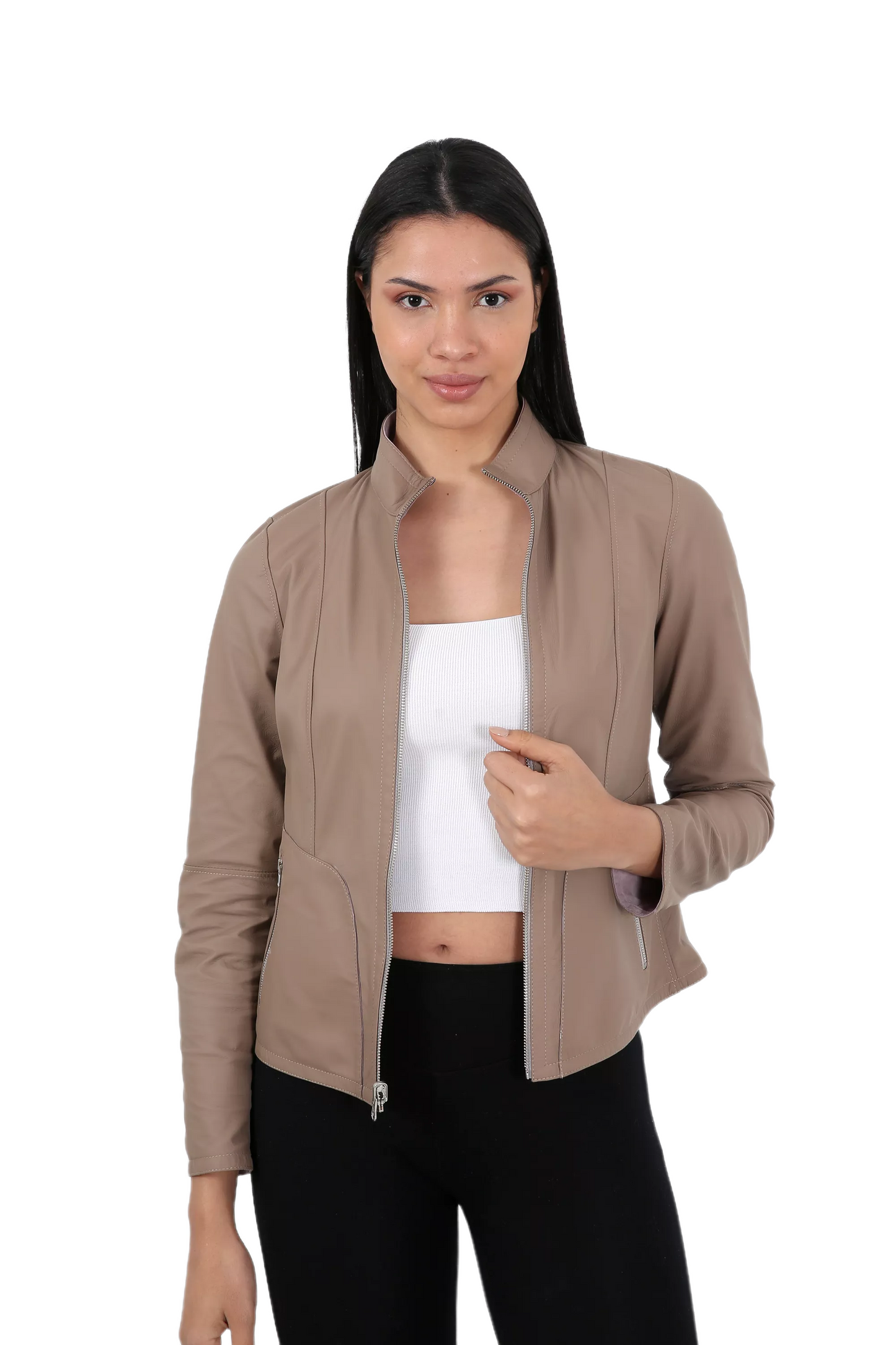 Abendrot Reversible Suede Leather Jacket