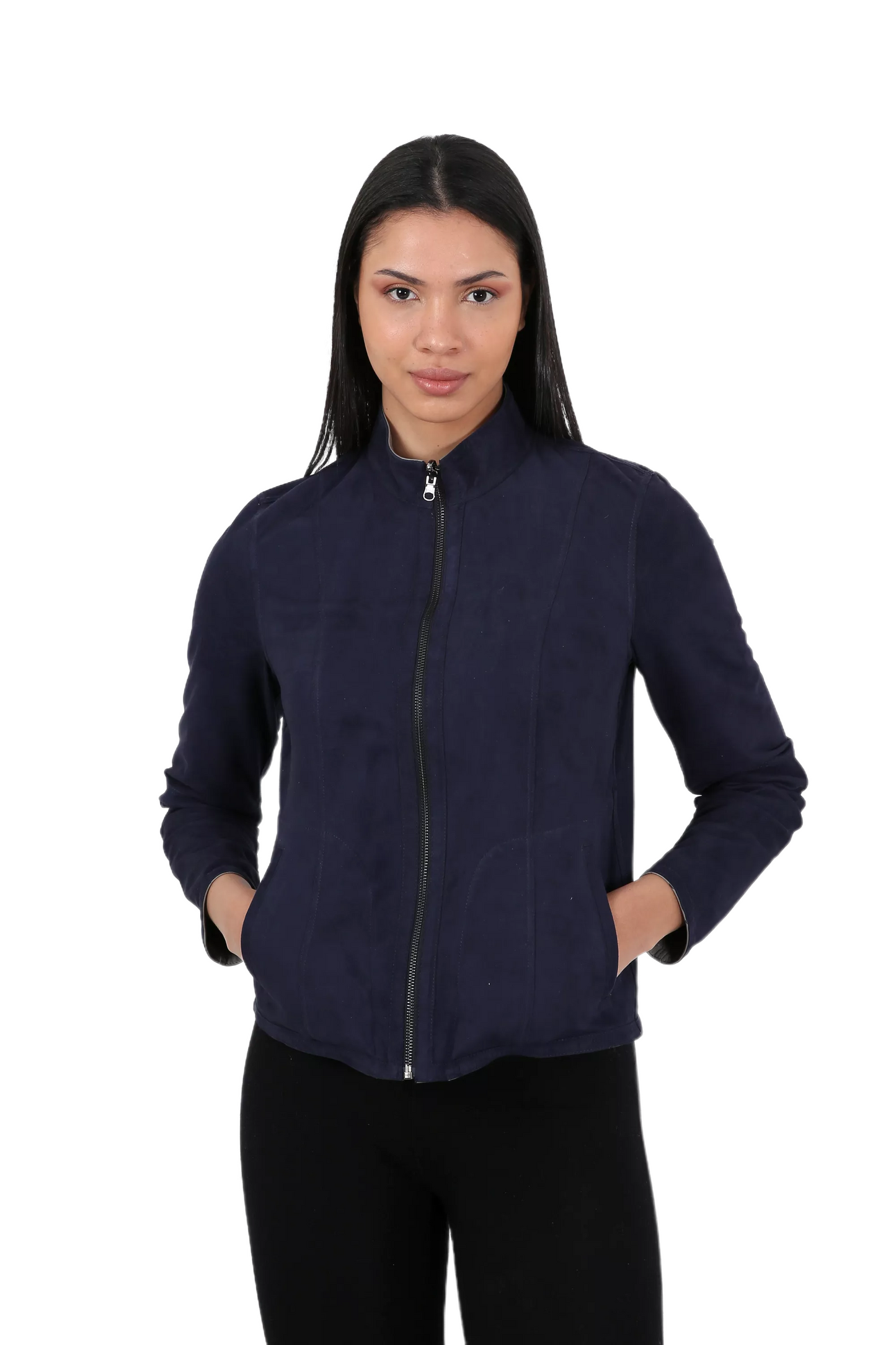 Abendrot Reversible Suede Leather Jacket