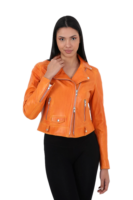 Vorfreude Lambskin Leather Jacket