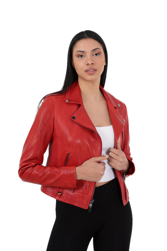 Vorfreude Lambskin Leather Jacket