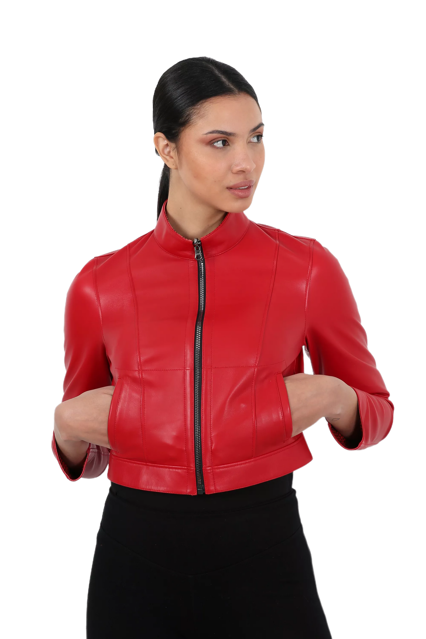 Orphic Reversible Lambskin Leather Jacket