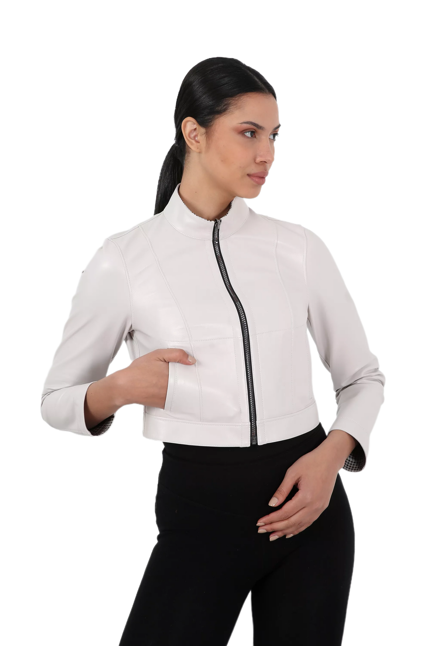 Orphic Reversible Lambskin Leather Jacket