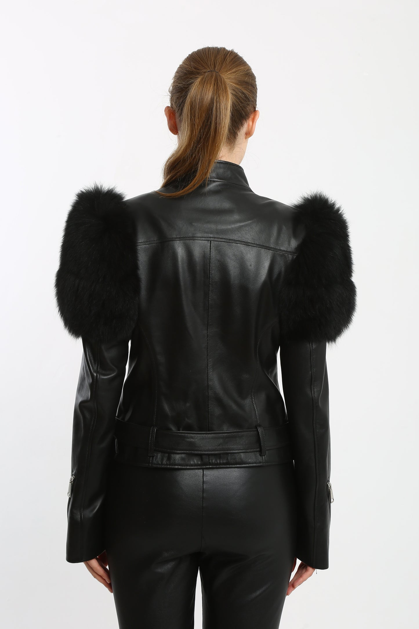 Starlit Majesty Leather Jacket