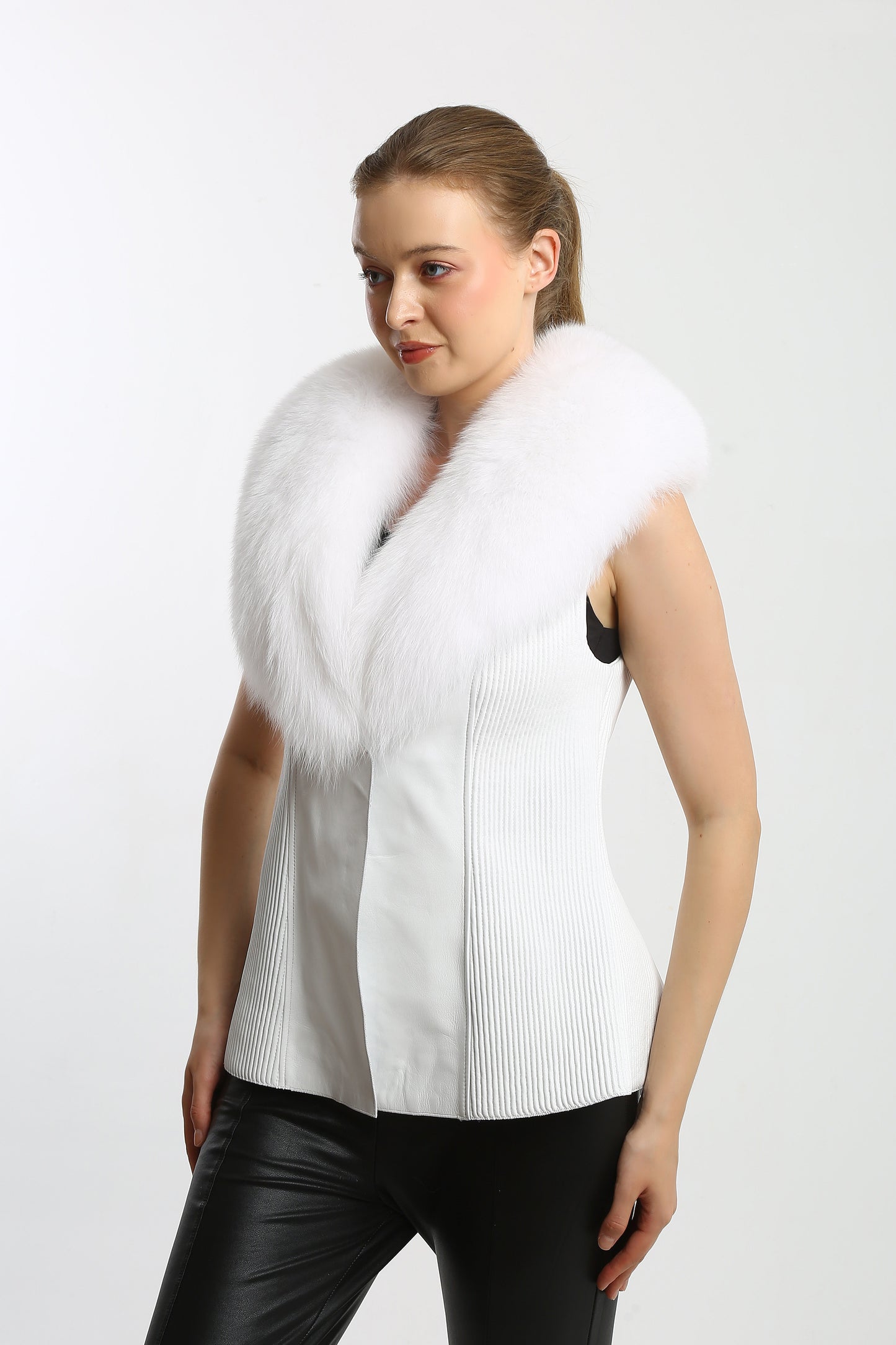 Winter's Embrace Leather Vest