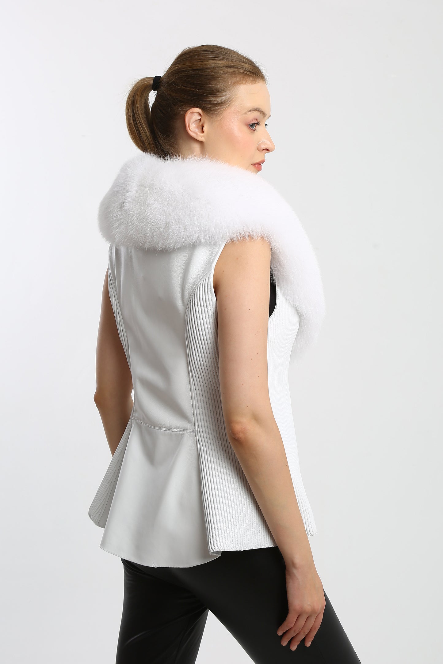 Winter's Embrace Leather Vest