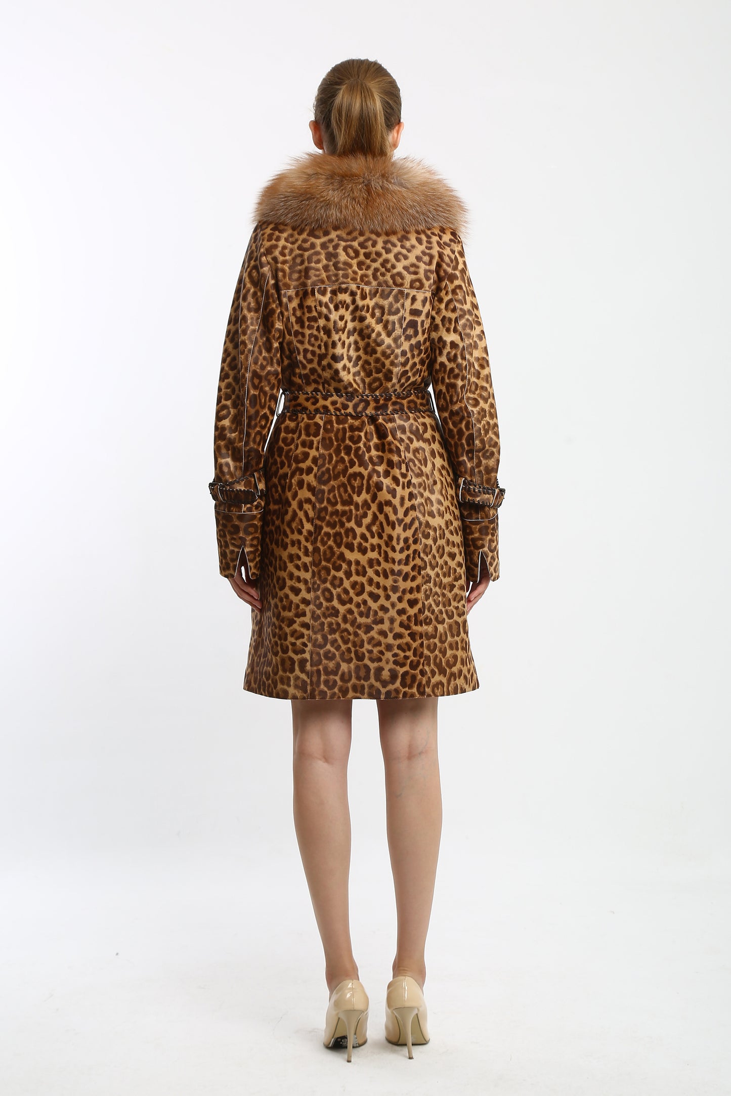 Feline Majesty Cavallino Trench Coat