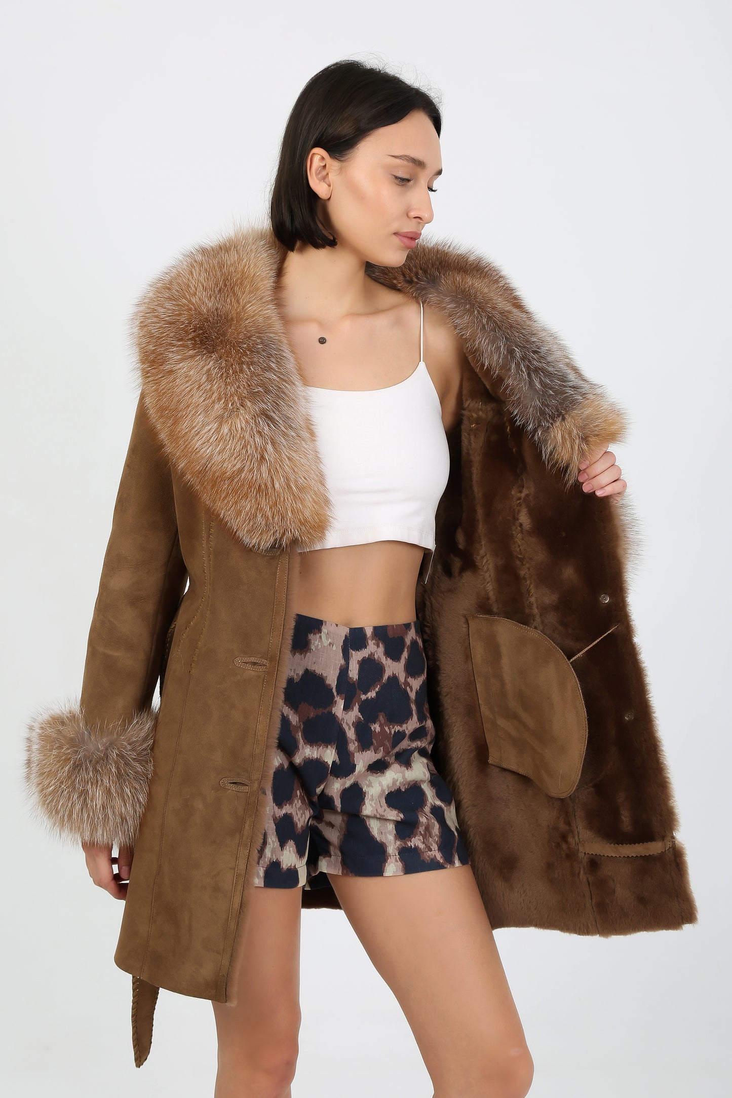 Diana Sheepskin Shearling Coat