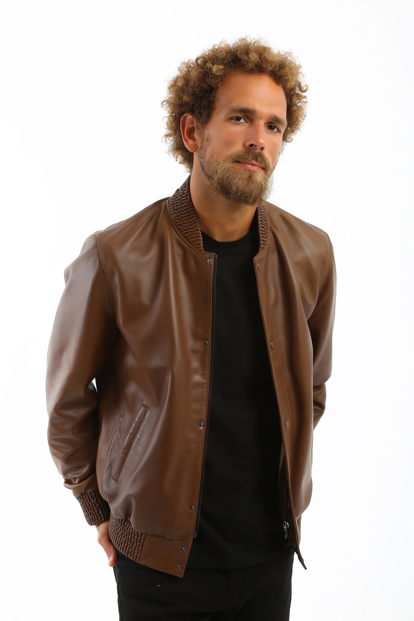 Apex Lambskin Leather Jacket