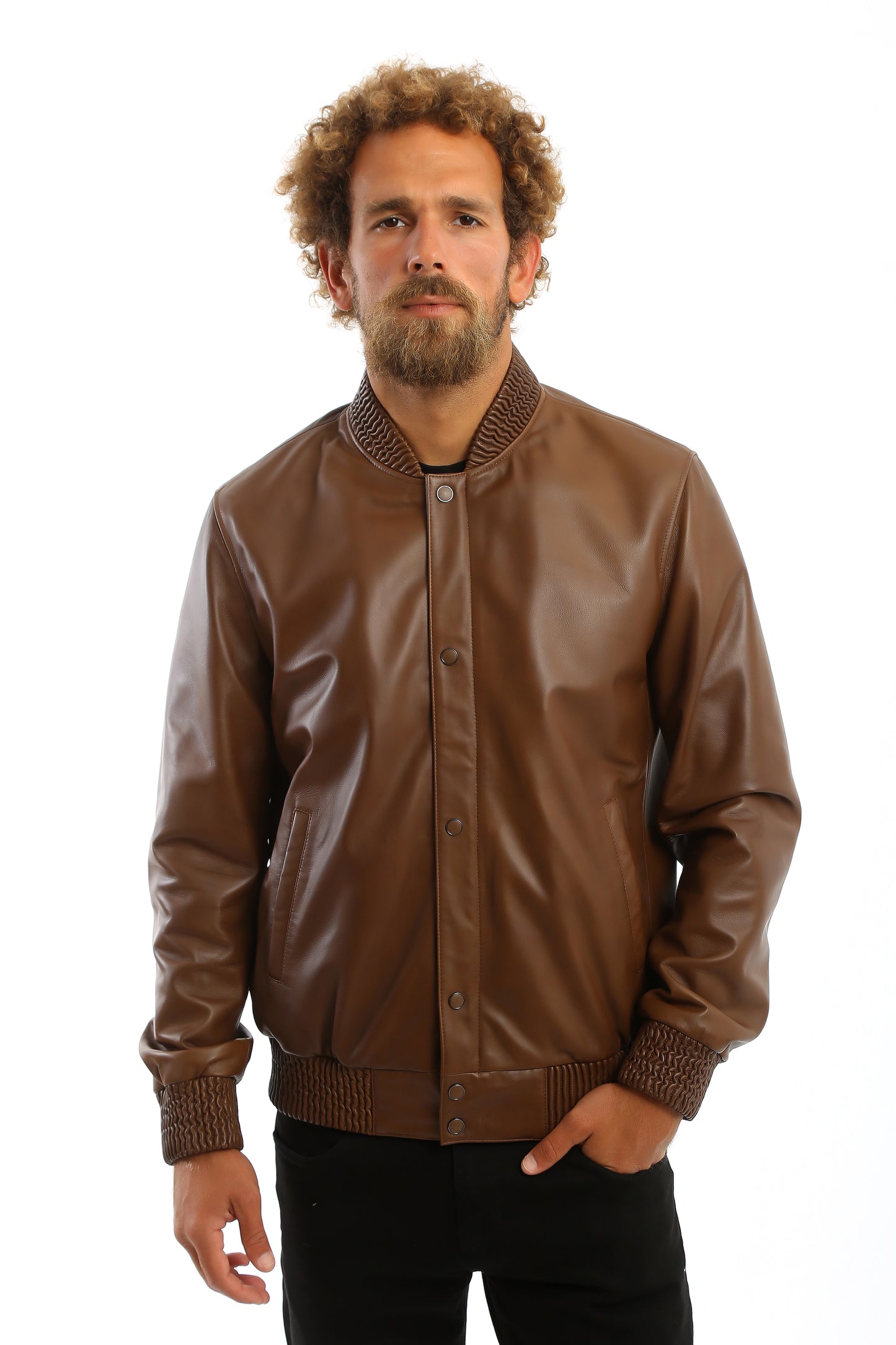 Apex Lambskin Leather Jacket