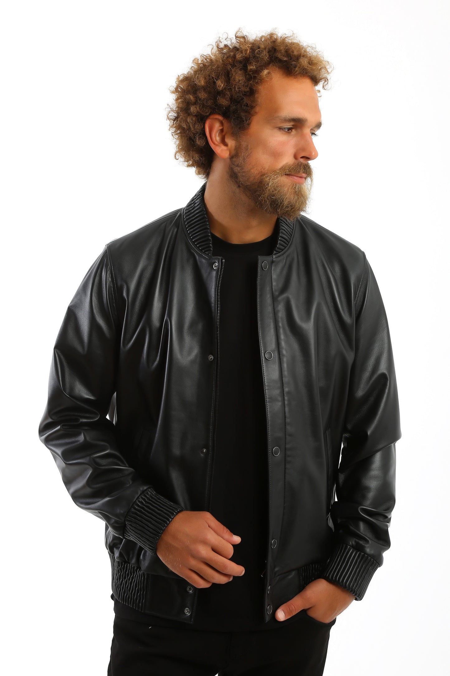 Apex Lambskin Leather Jacket