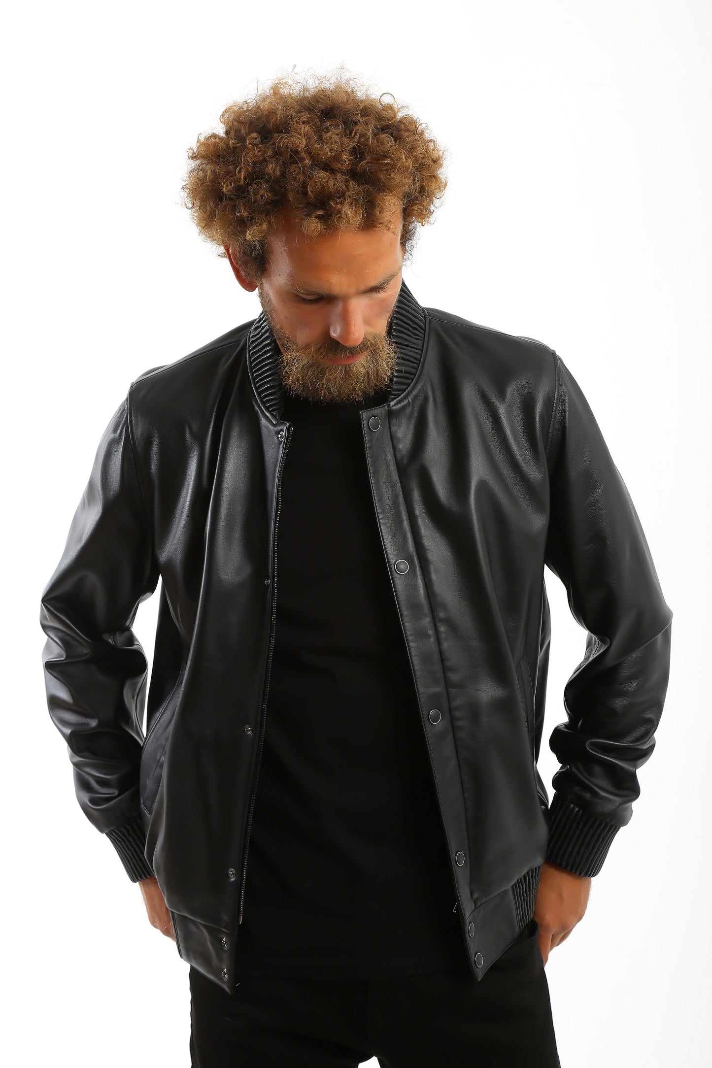 Apex Lambskin Leather Jacket