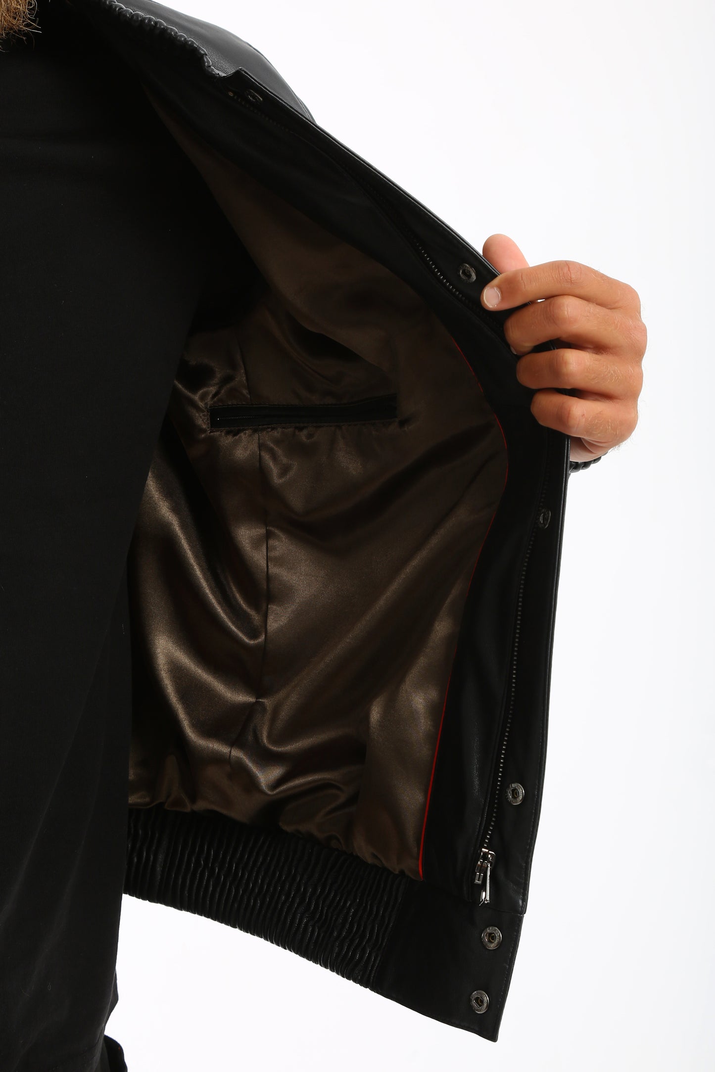 Apex Lambskin Leather Jacket