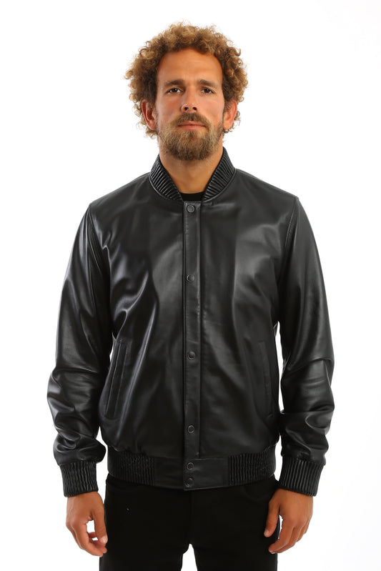 Apex Lambskin Leather Jacket