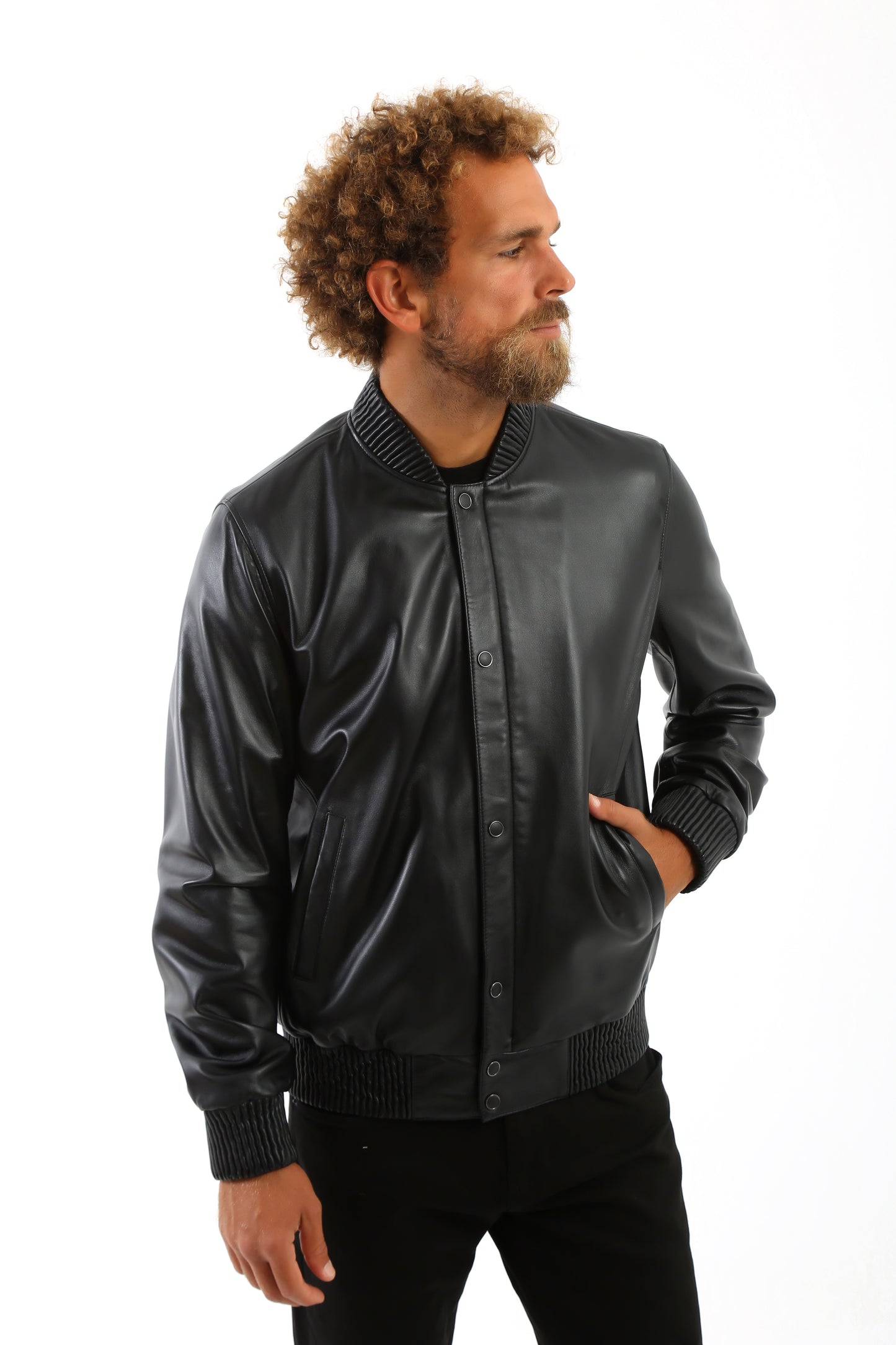 Apex Lambskin Leather Jacket