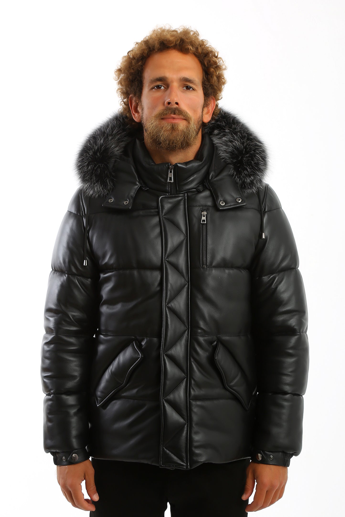 Borealis Lambskin Leather Jacket