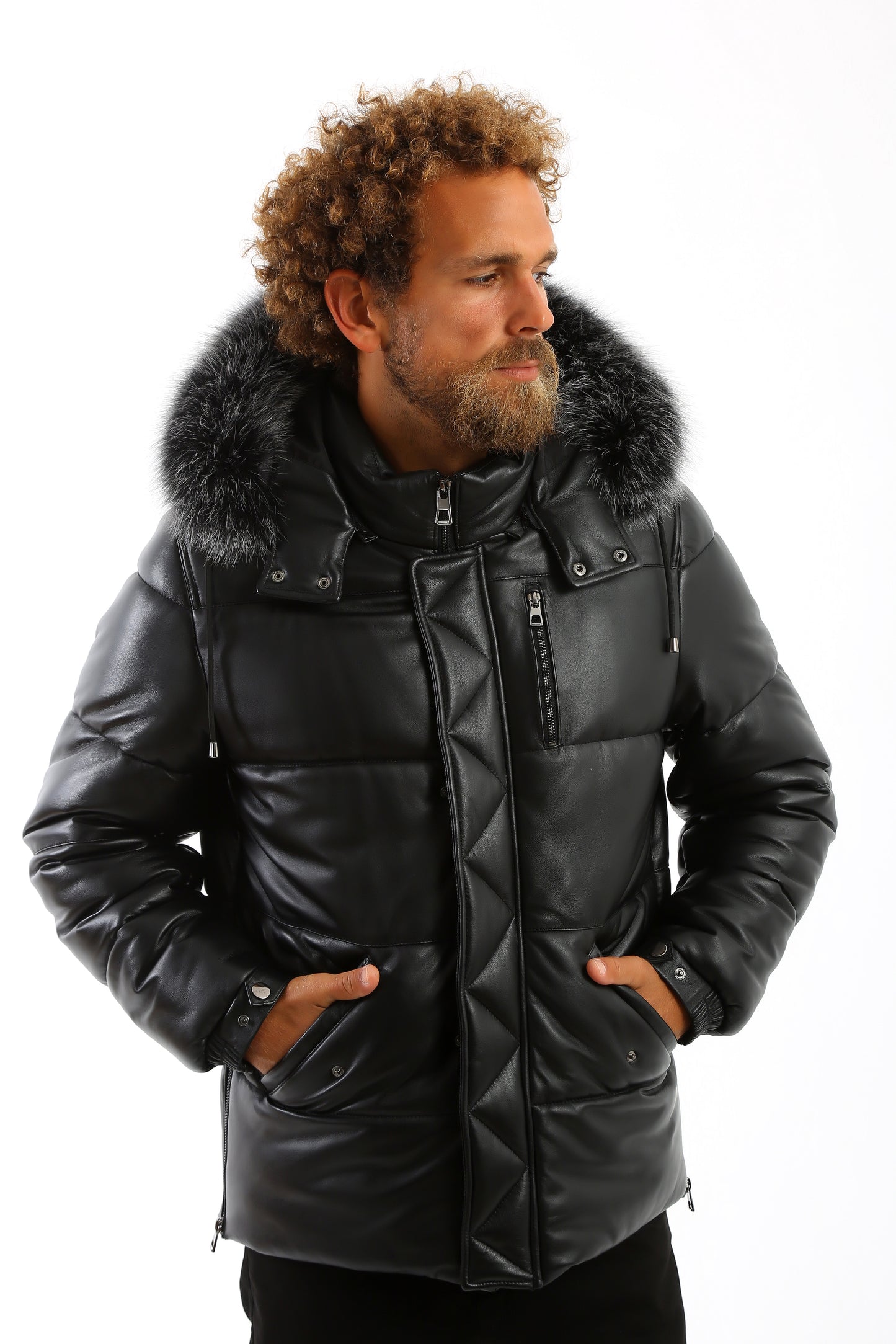 Borealis Lambskin Leather Jacket