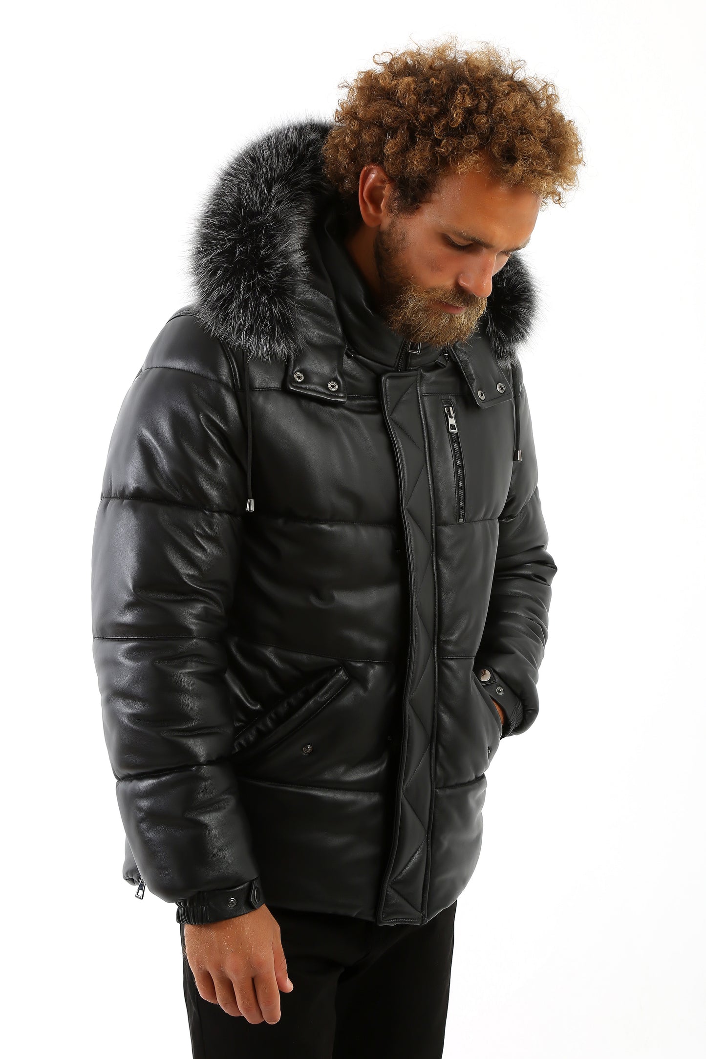 Borealis Lambskin Leather Jacket