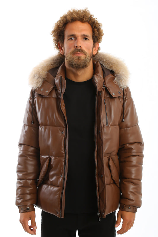 Borealis Lambskin Leather Jacket