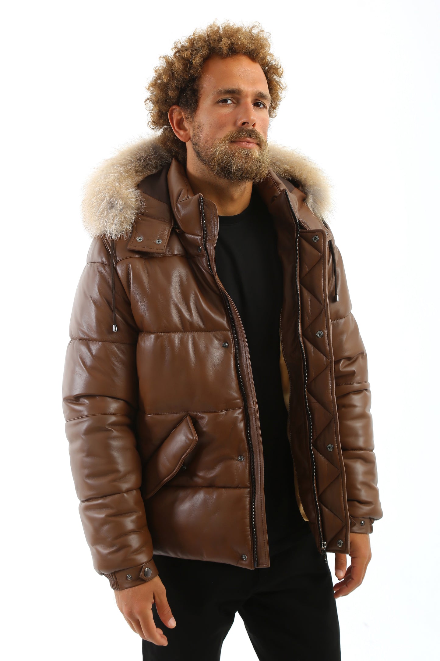 Borealis Lambskin Leather Jacket