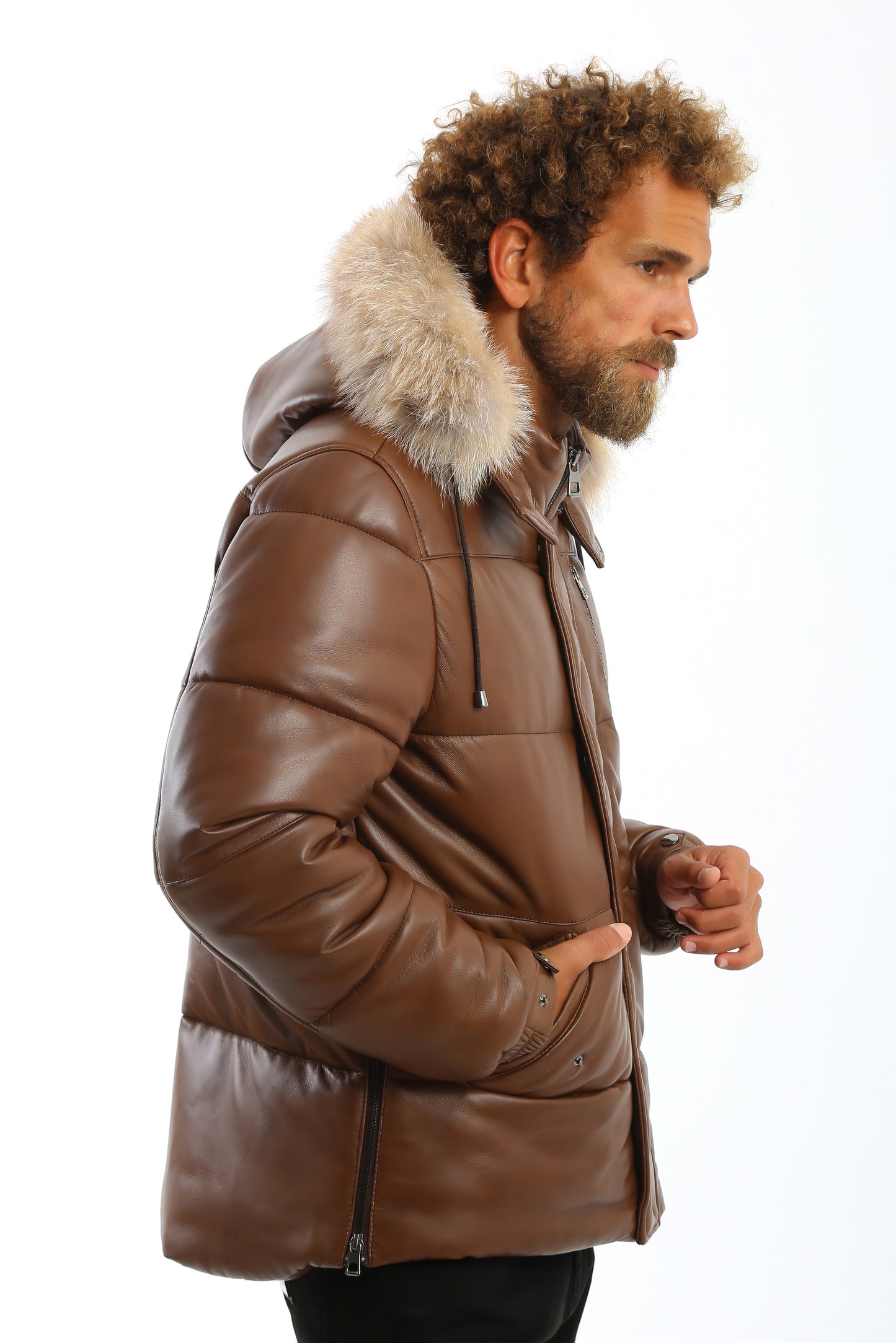 Borealis Lambskin Leather Jacket