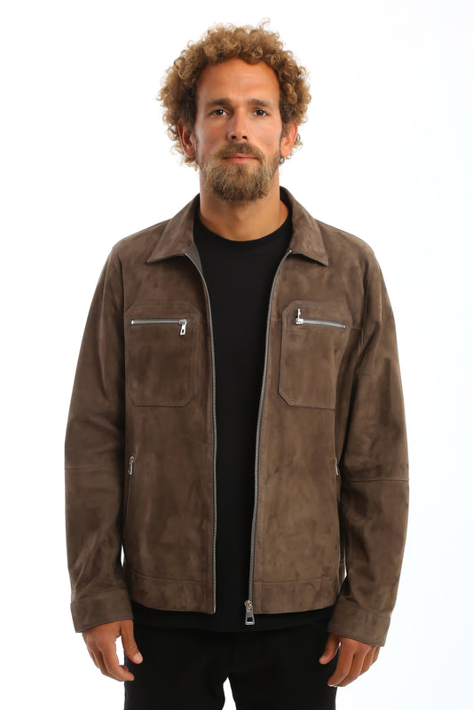 Horizon Lambskin Leather Jacket