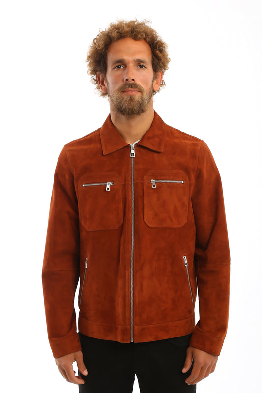 Horizon Lambskin Leather Jacket