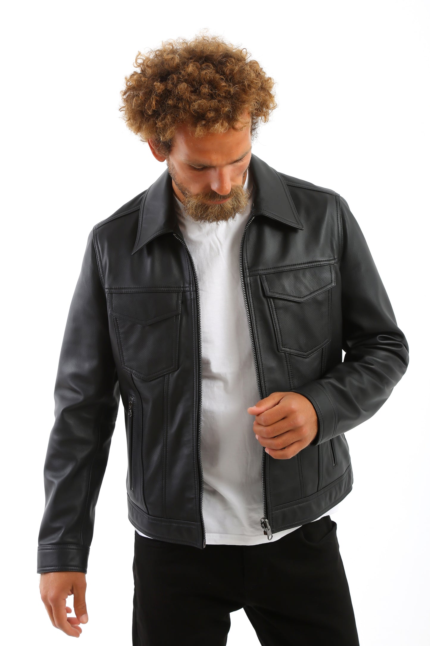 Vanguard Lambskin Leather Jacket