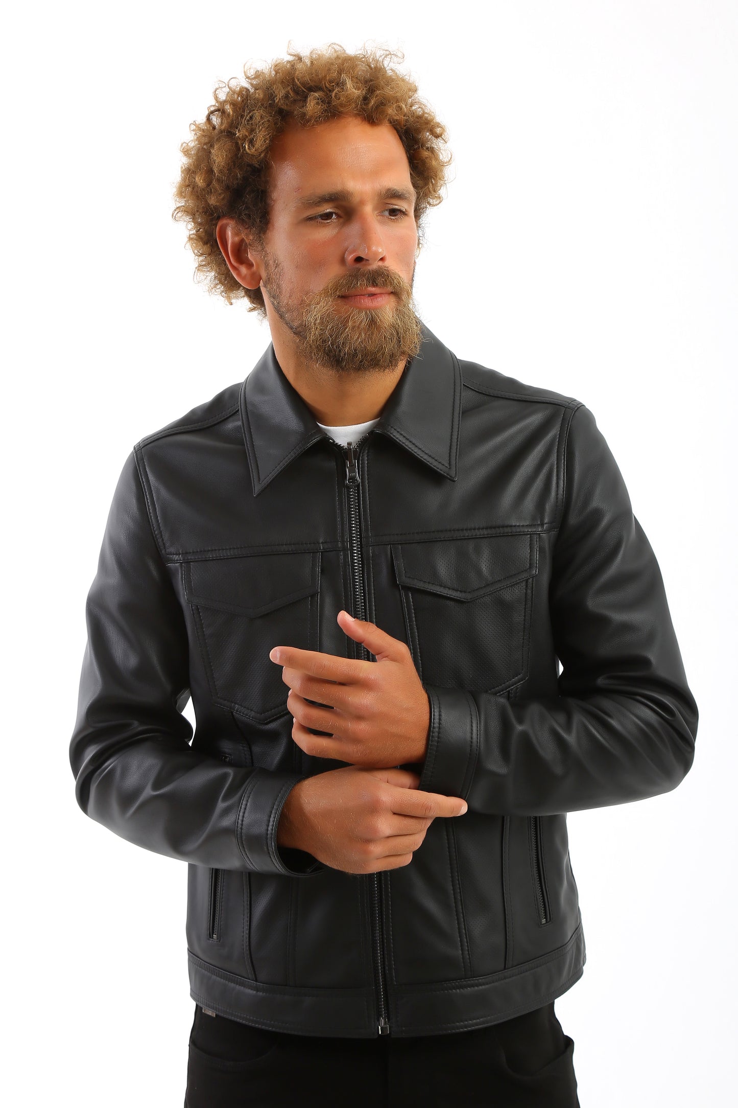 Vanguard Lambskin Leather Jacket