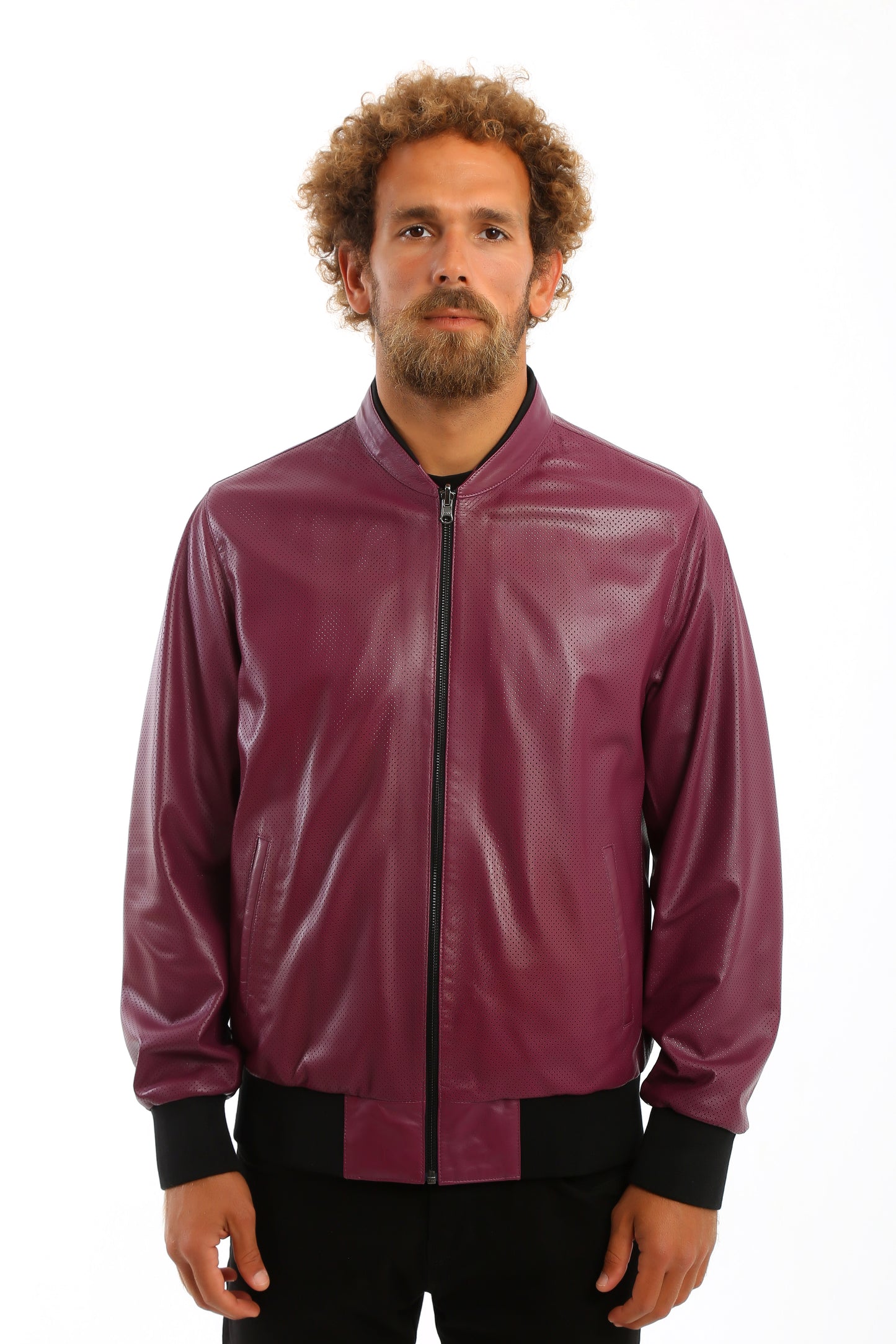 Spectra Lambskin Leather Jacket