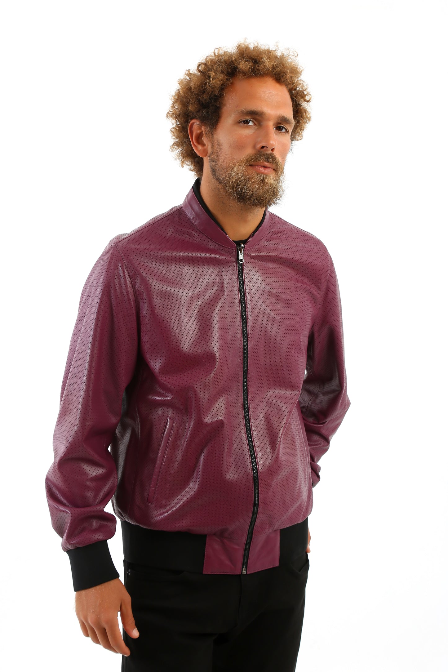 Spectra Lambskin Leather Jacket