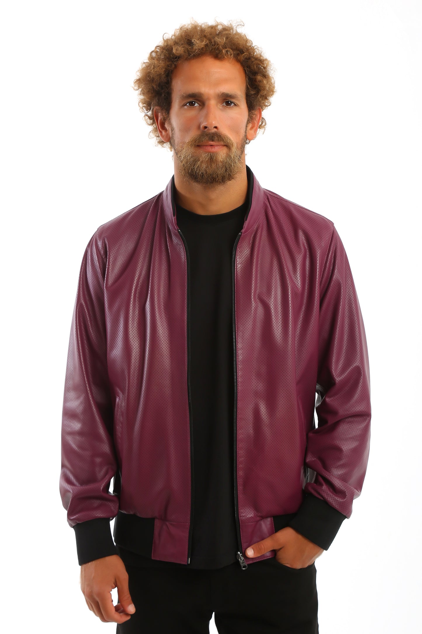 Spectra Lambskin Leather Jacket