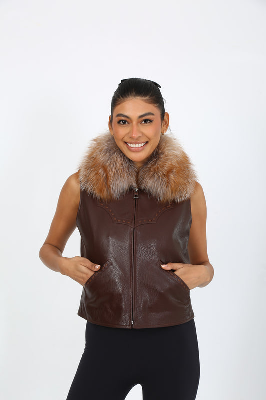 Aspen Leather Vest