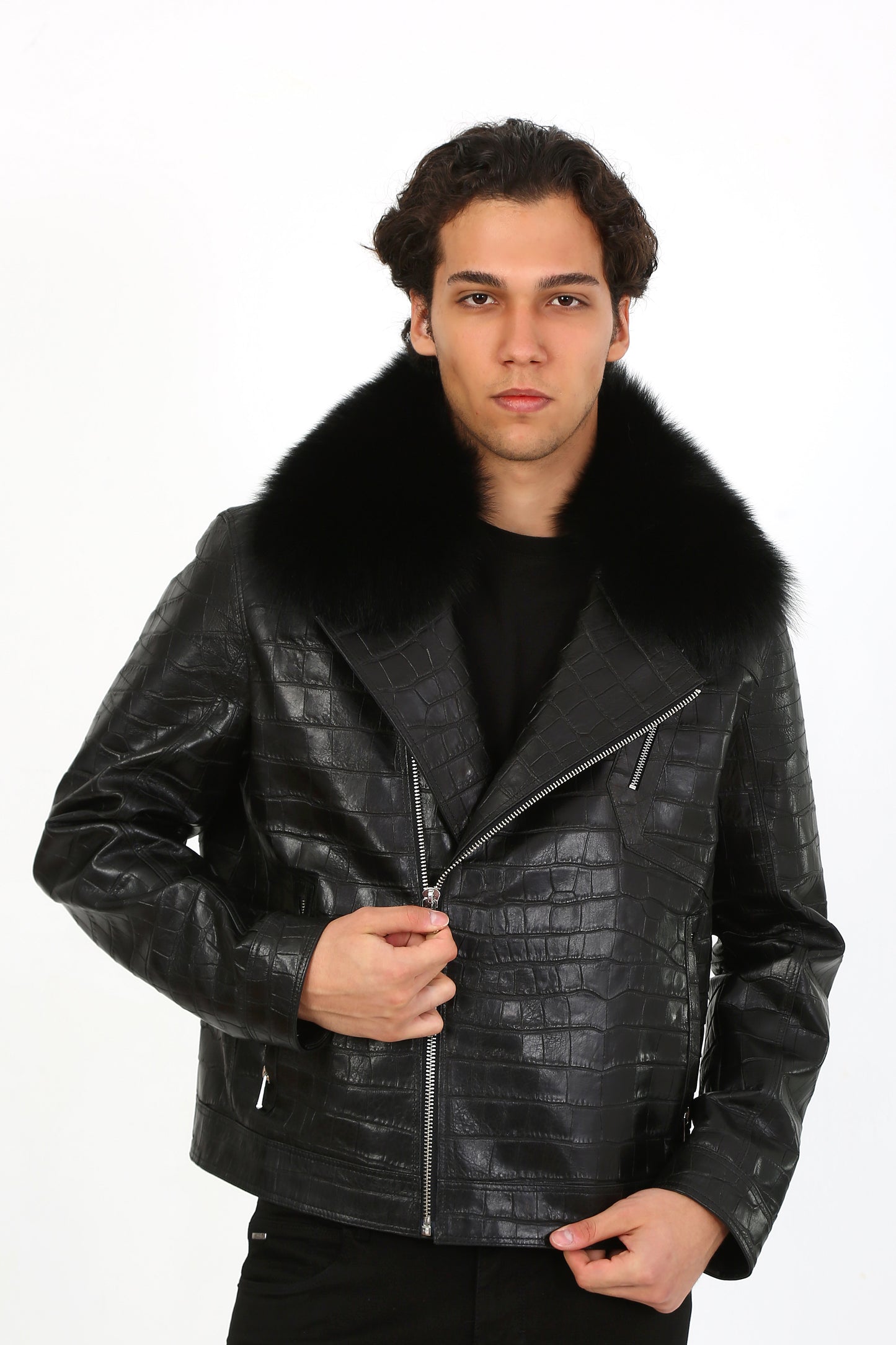 Lucas Lambskin Leather Jacket