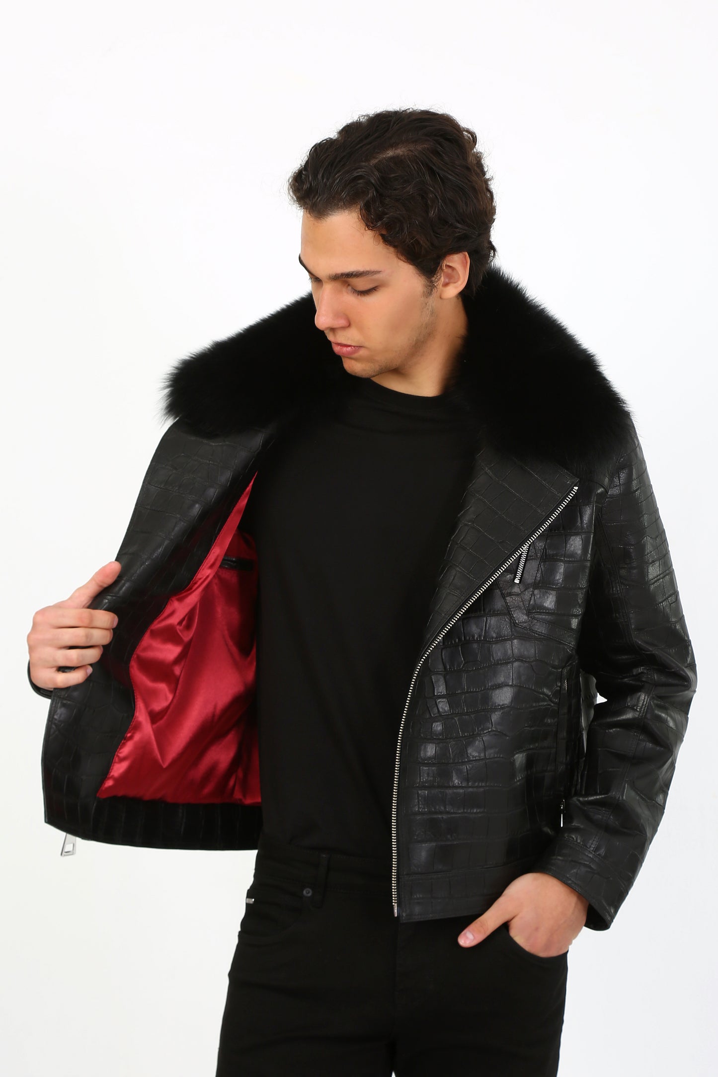 Lucas Lambskin Leather Jacket