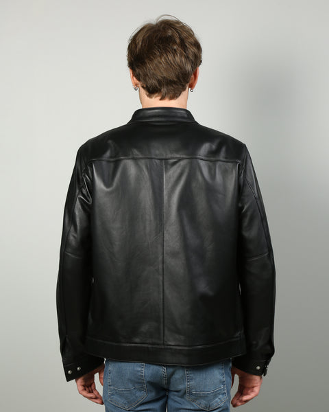 Thomas Men Leather Jacket
