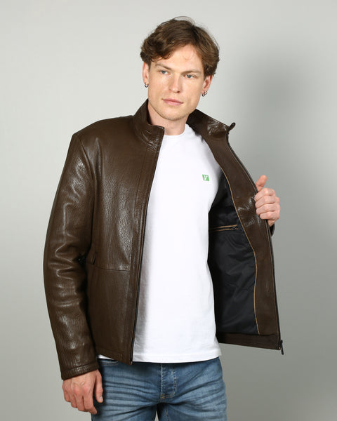 Florian Men Leather Jacket