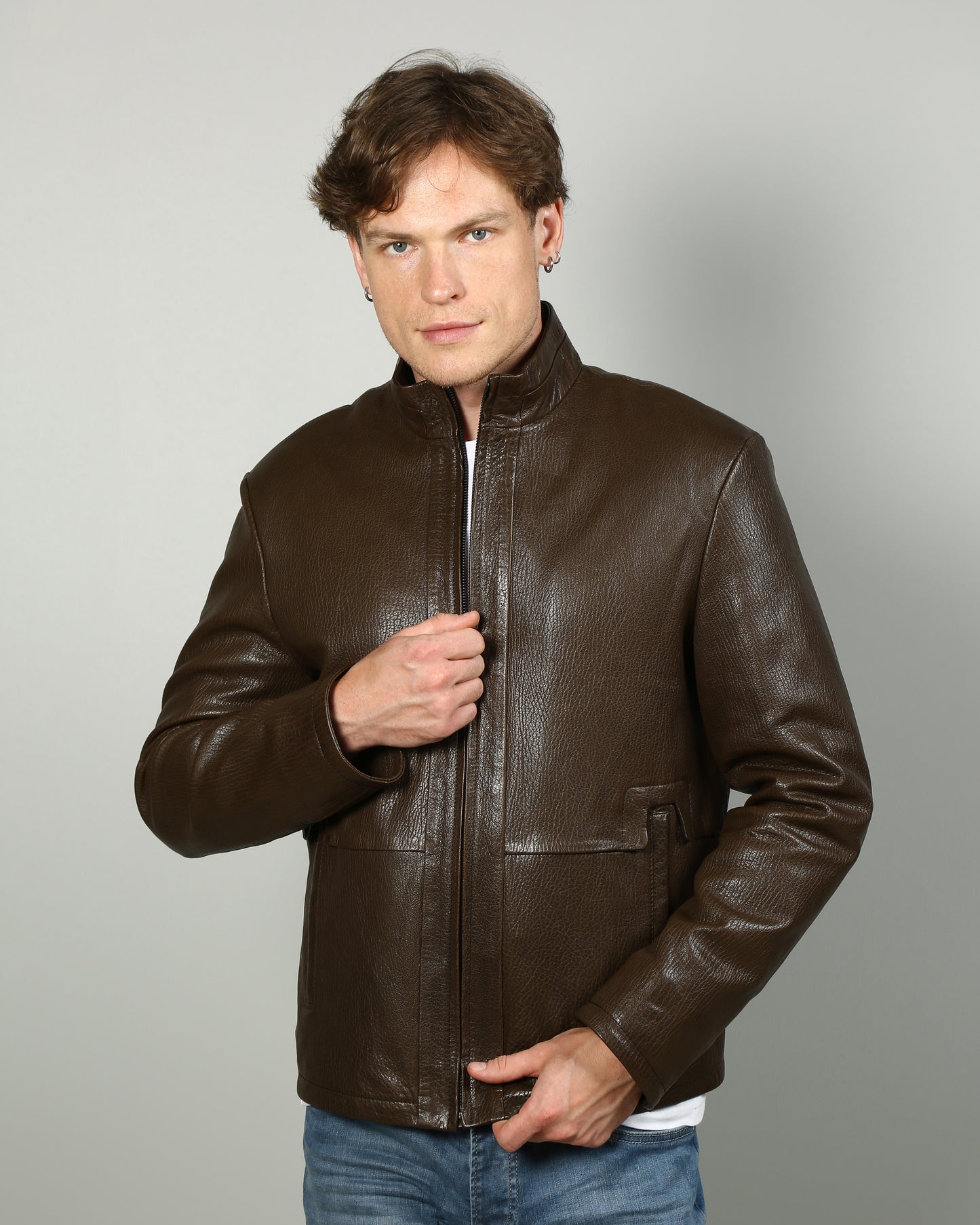 Florian Lambskin Leather Jacket