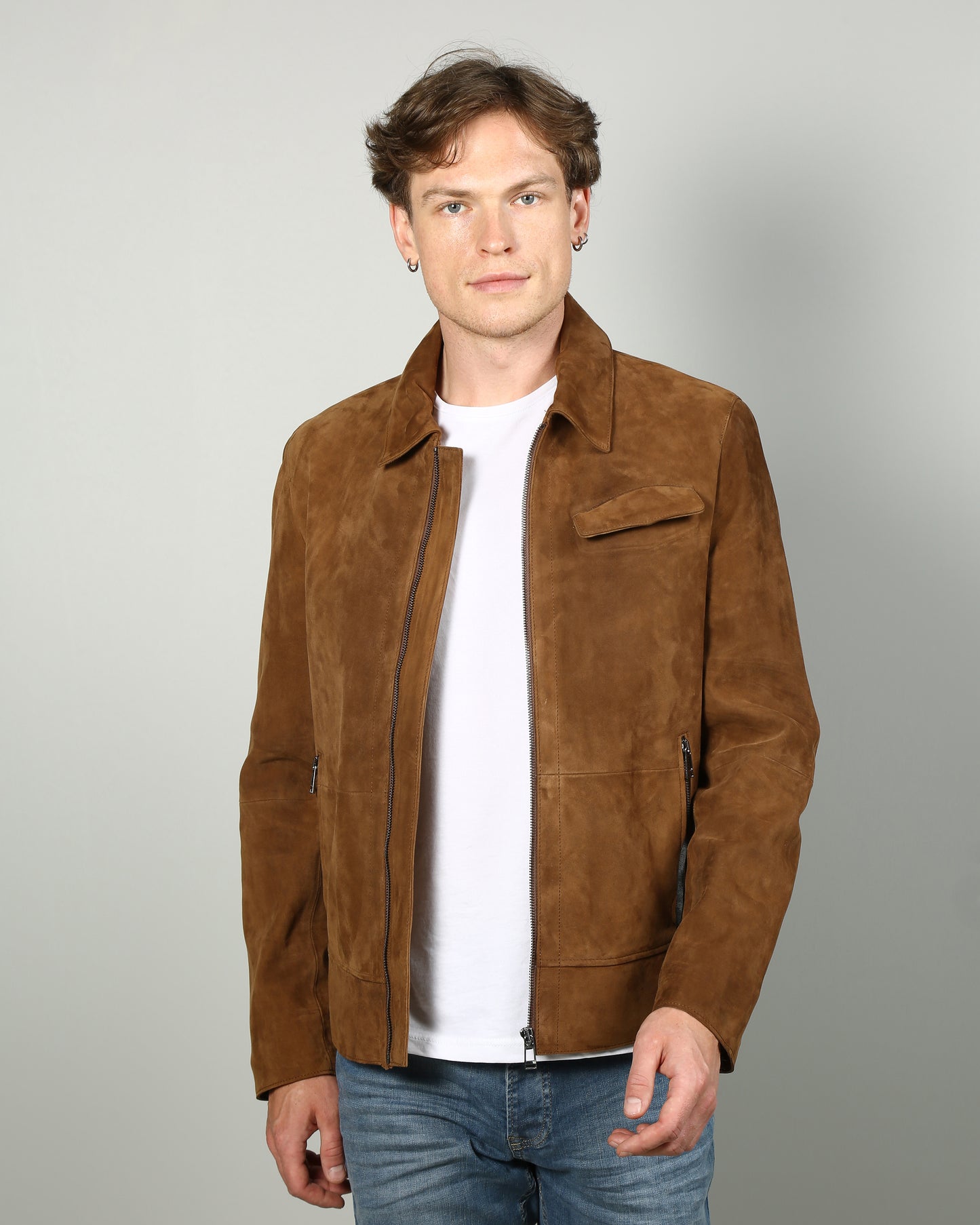 Pierre Suede Leather Jacket