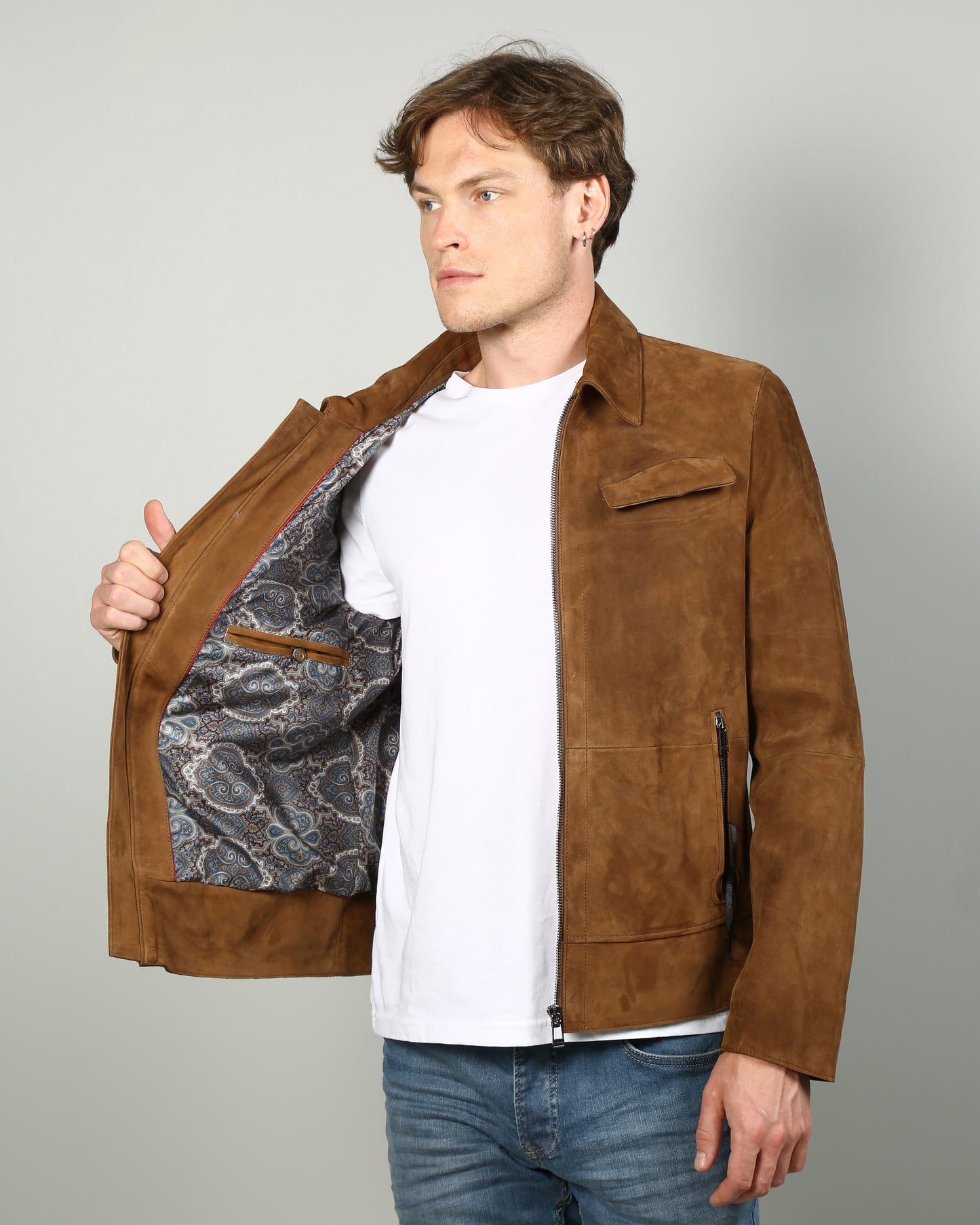 Pierre Suede Leather Jacket