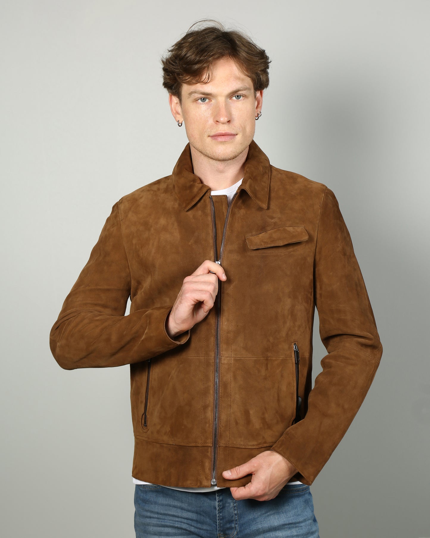 Pierre Suede Leather Jacket