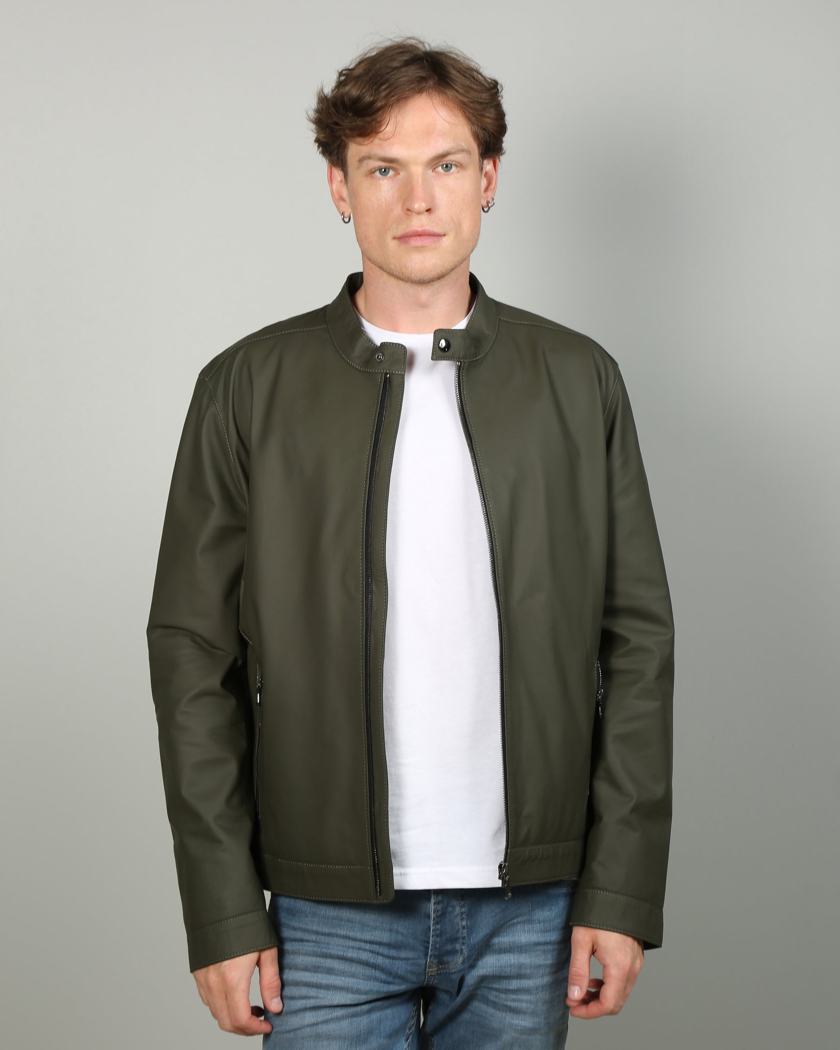 Samuel Men Leather Jacket