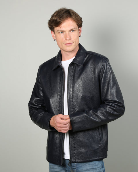 Matias Men Leather Jacket