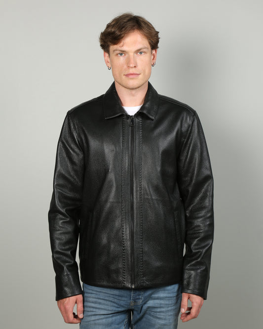 Matias Lambskin Leather Jacket