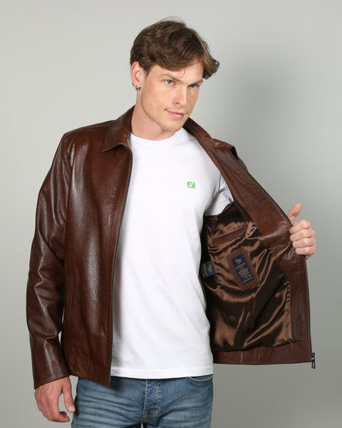 Matias Men Leather Jacket