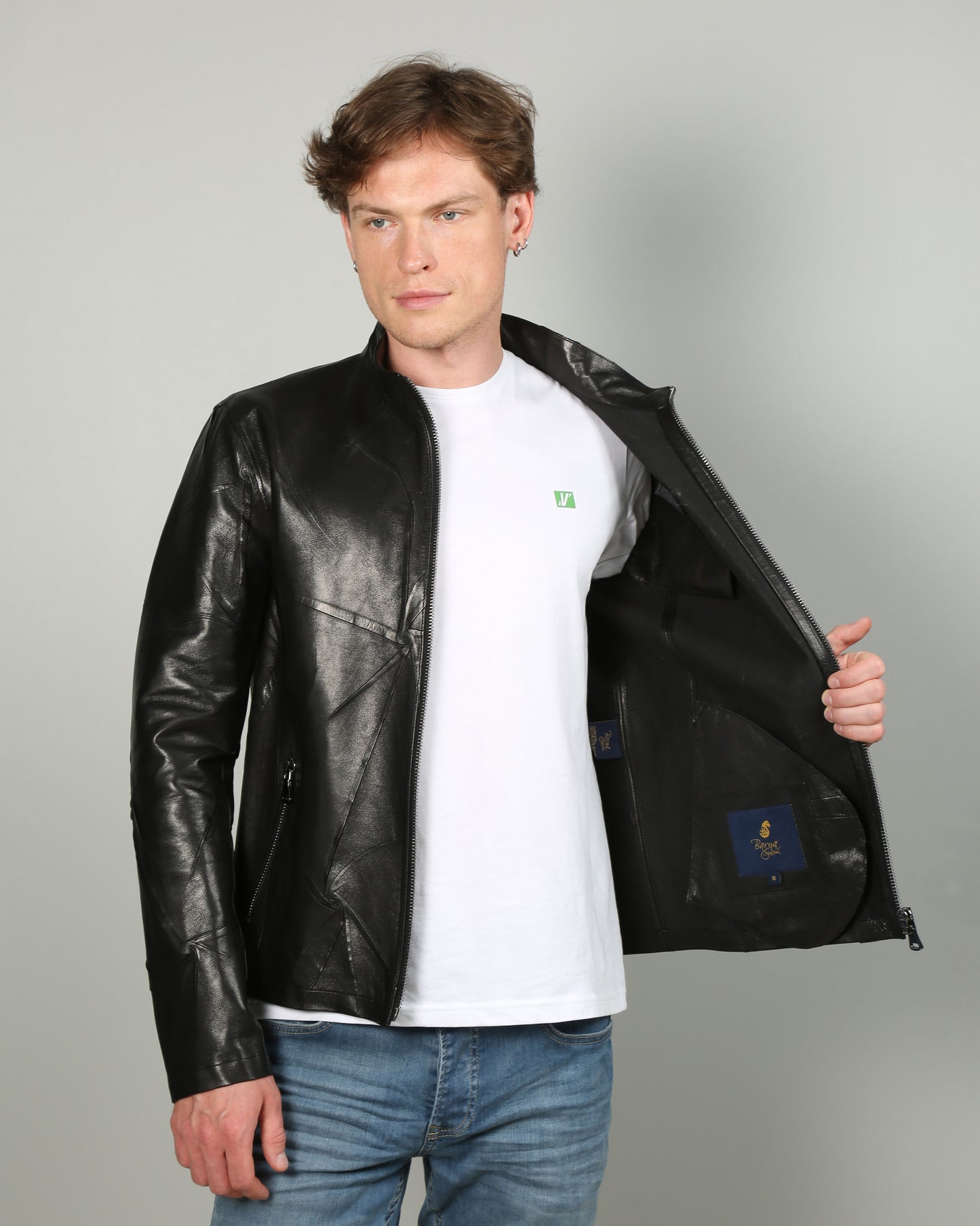 Kalevi Lambskin Leather Jacket