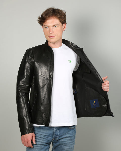 Kalevi Men Leather Jacket