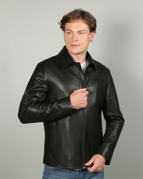 Antero Men Leather Jacket