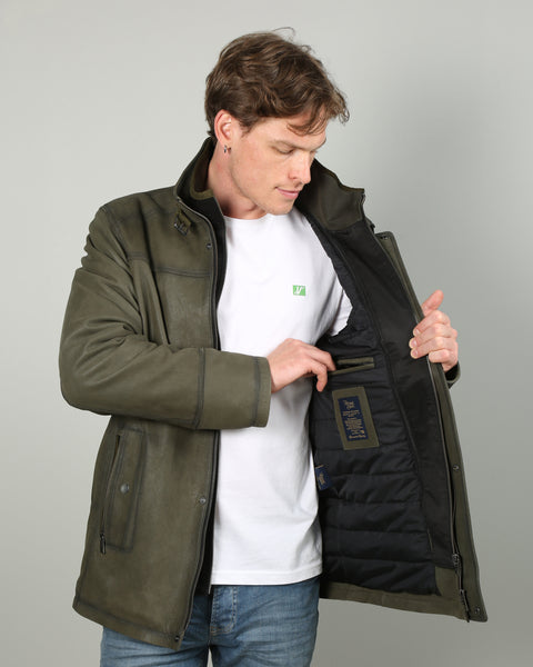 Edwardo Men Leather Jacket