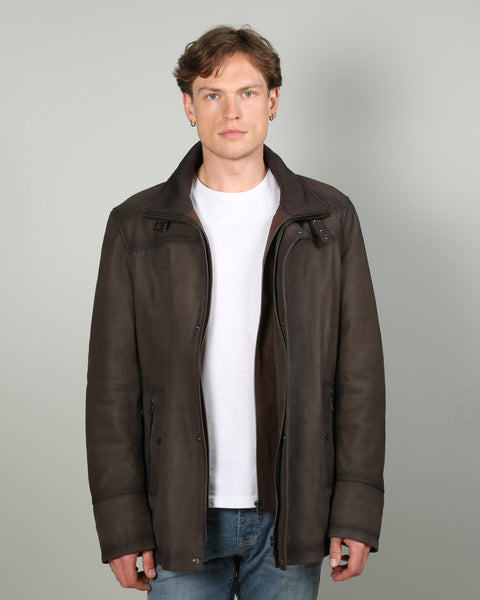 Edwardo Men Leather Jacket